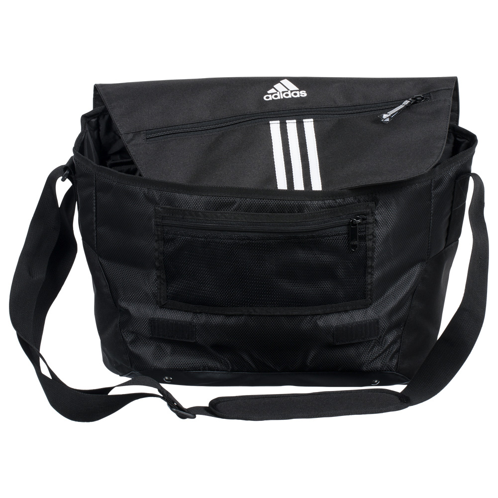 adidas 3 Stripes Essentials Messenger Bag Laptop V86891 16 1/10x12 1