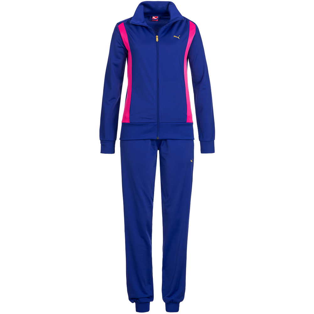 blue puma tracksuit womens