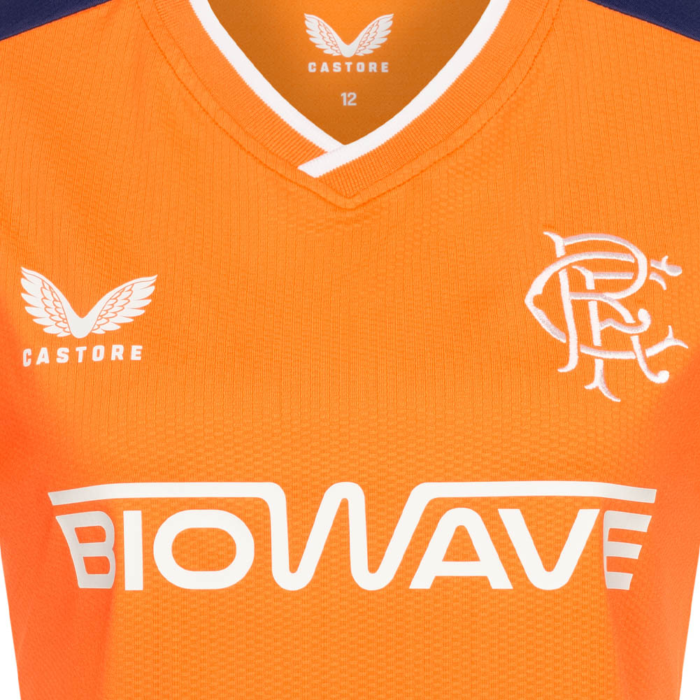 Glasgow Rangers FC CASTORE Damen Ausweich PRO Trikot TF0542 ORANGE