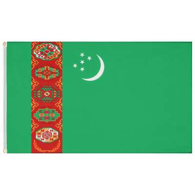 Turkmenistan Muwo Nations Together Flagge X Cm Sportspar