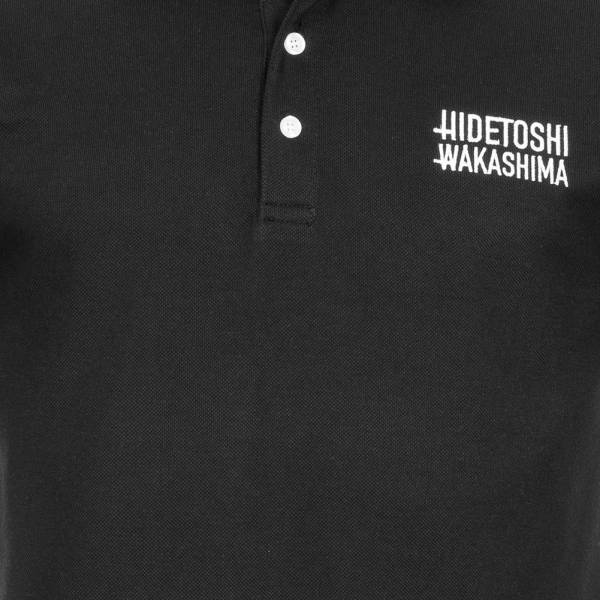 Hidetoshi Wakashima Koshigaya Herren Polo Shirt Schwarz Sportspar