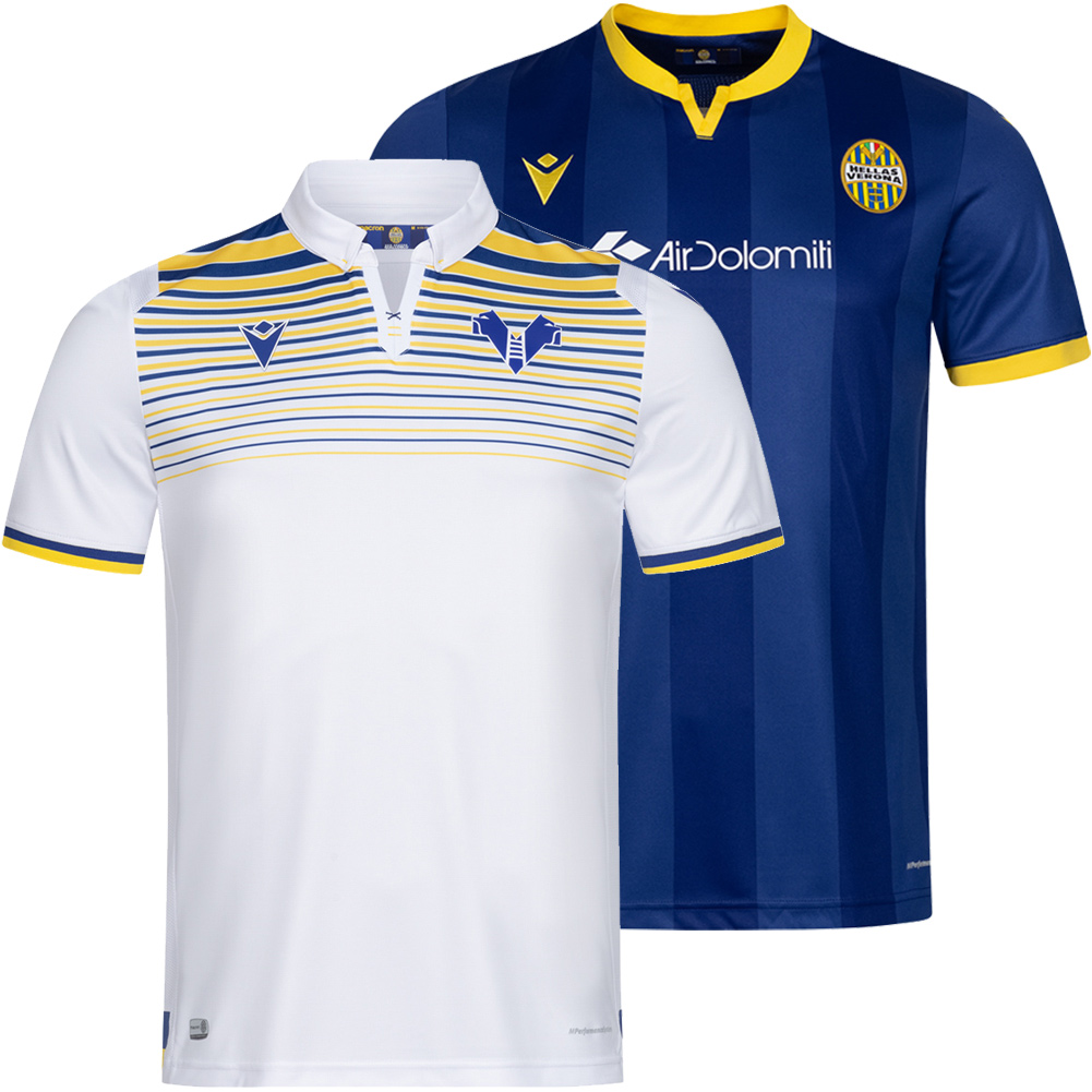 Hellas Verona Macron Herren Heim Auswarts Fan Fussball Sport Oberteil Trikot Neu Ebay