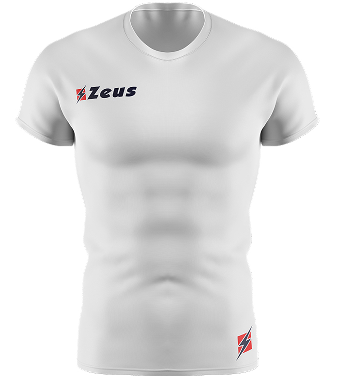 ZEUS - Maglia CALCIO - ROSSO BIANCO - SHIRT MIDA