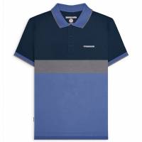 Lambretta Contrast Panel Mężczyźni Koszulka polo SS1219-NAVY