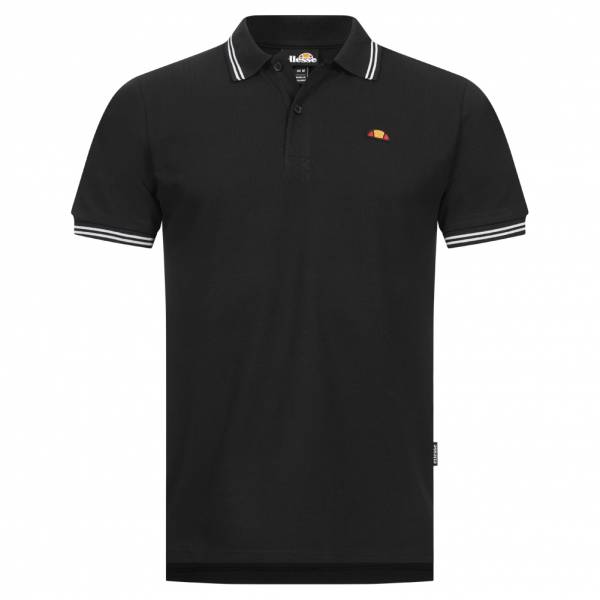 ellesse Dioran Twin Tipped Heren Poloshirt SBS22445-ZWART/WIT