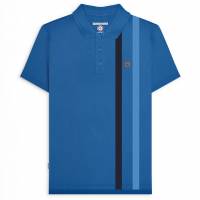 Lambretta Cut & Sew Heren Poloshirt SS1222-DK BLAUW