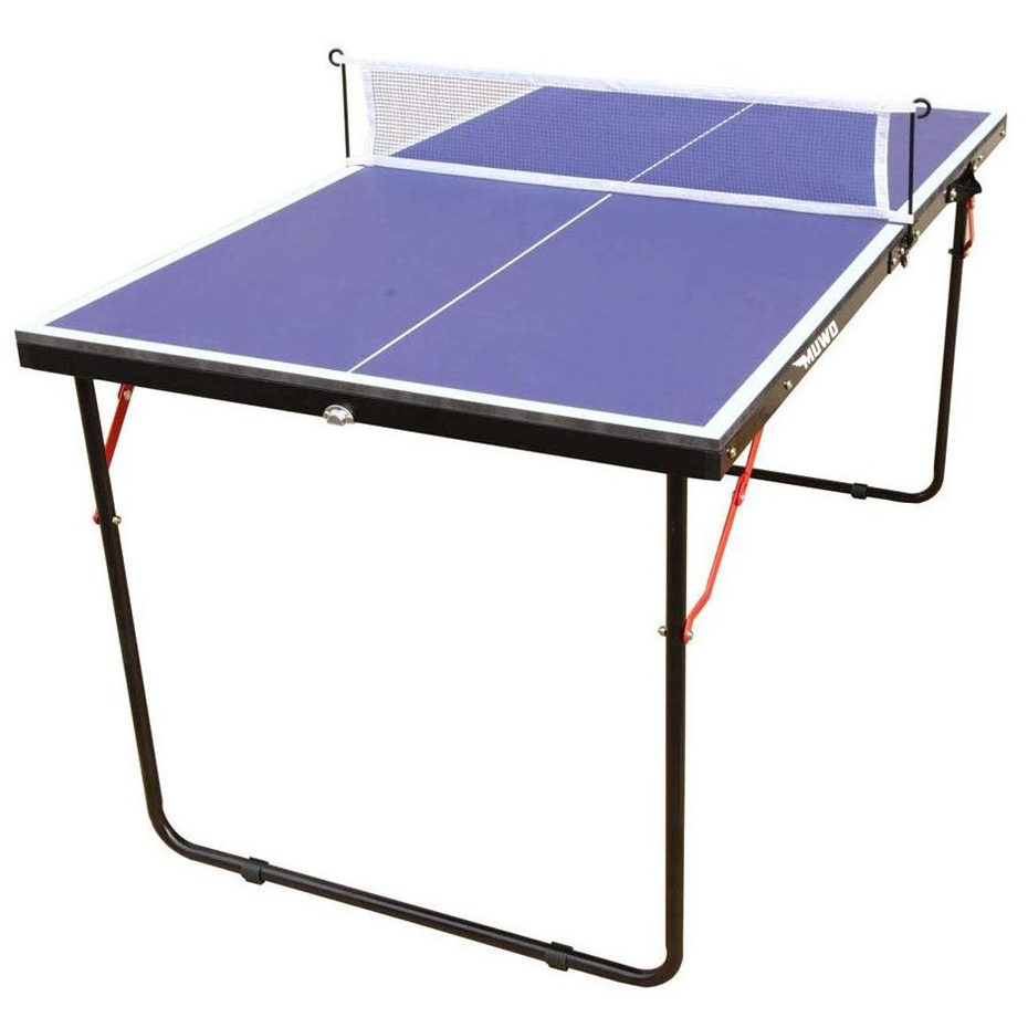 Mini Tischtennisplatte Indoor blau faltbare | 76 SportSpar MUWO cm 137 x