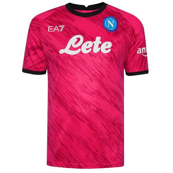 SSC Neapel EA7 Emporio Armani Men UEFA Third Jersey EASSCN23GU09-PINK