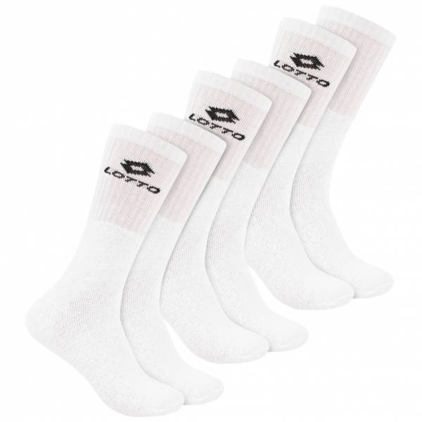 Lotto Unisex Tennissocken 3 Paar weiß 240350