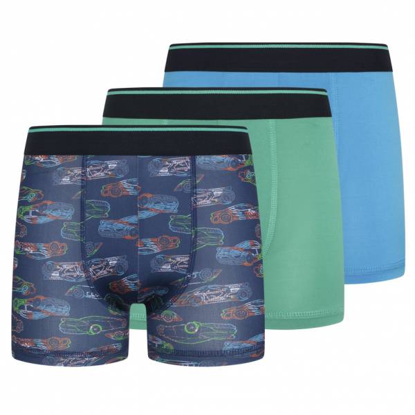 Parker &amp; Fox Performance Kids Boxer Shorts Pack of 3 PRXFA24B151643-427