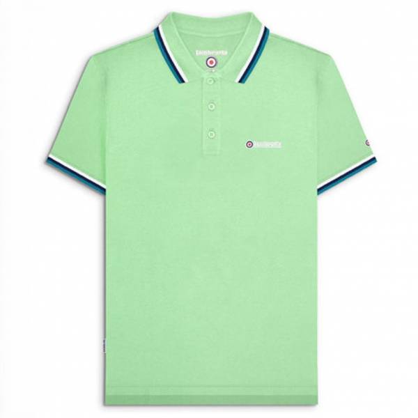 Image of Lambretta Triple Tipped Uomo Polo SS1650-LT VERDE S/N/DL064