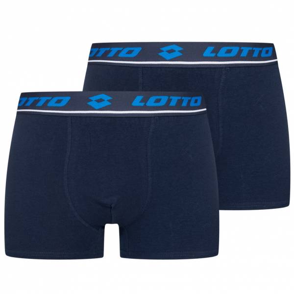 Lotto Hombre Calzoncillos bóxer Pack de 2 azul/azul marino 397918