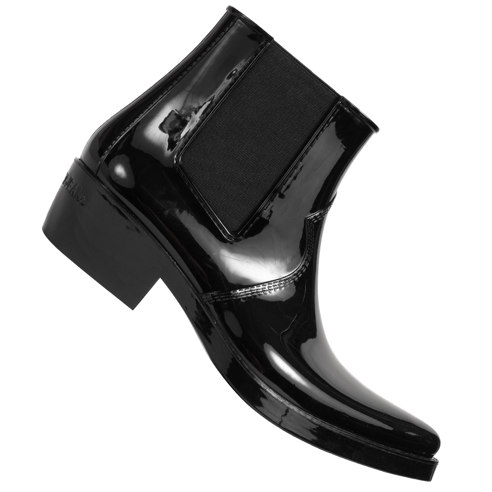 calvin klein patent leather boots