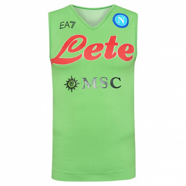 Image of SSC Neapel EA7 Emporio Armani Uomo Funzione Canotta verde EA7SSCN37-GREEN064