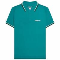 Lambretta Podwójna Wywrotka Mężczyźni Koszulka polo SS1608-DEEP LAGOON