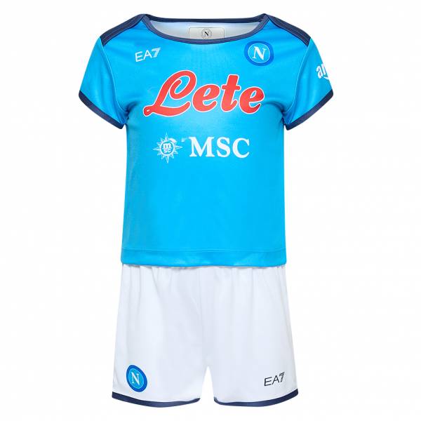 Image of SSC Neapel EA7 Emporio Armani Bambini Divisa da calcio EA7SSCN139-AZZURRO064