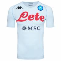 SSC Napoli Kappa Hommes Fonctionnel Maillot d'entraînement 31125EW-AZURE PALE