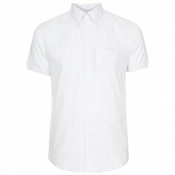 BEN SHERMAN Casual Heren Hemd met korte mouwen 1012799-GRIJS