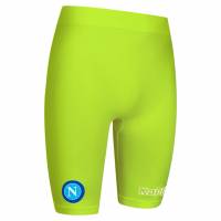 SSC Napoli Kappa Hommes Short de compression 31125IW-VERT-LIME