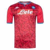 SSC Napoli Kappa UEFA Pro Hombre Camiseta 304NXL0-RED FANTASY-RED DK