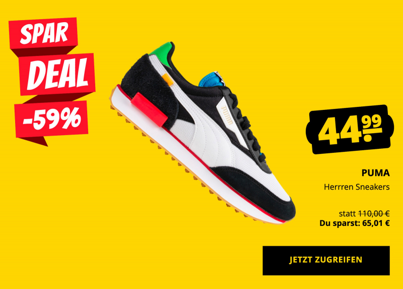 PUMA Herrren Sneakers nur 44,99 €!