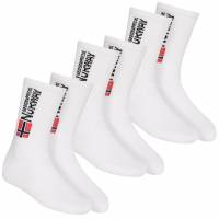 Geographical Norway Men Sports Socks 3 Pairs white GN002HP-WHITE