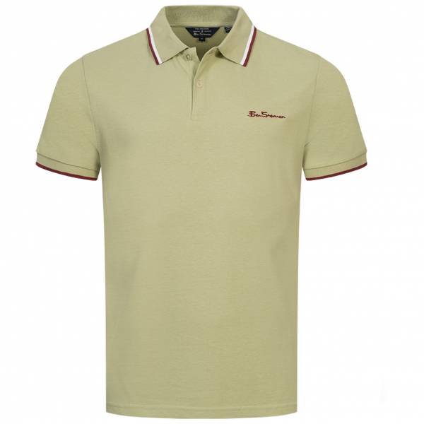 BEN SHERMAN Twin Tipped Hommes Polo 0076270-PISTACHE