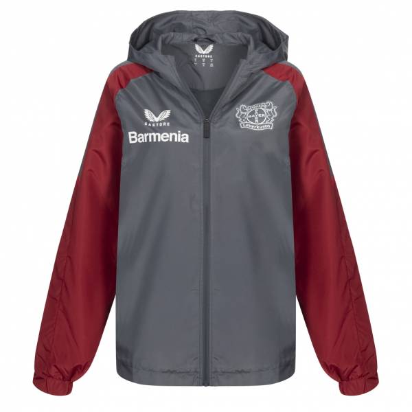 Image of Bayer 04 Leverkusen CASTORE Donna Giacca con cappuccio TF1493-GRIGIO064