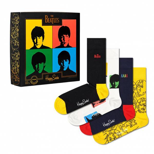 Happy Socks x THE BEATLES Gift set Socks 4 pairs XBEA09-0200