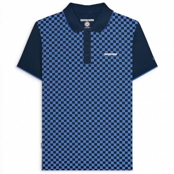 Image of Lambretta Two Tone Uomo Polo SS1224-NAVY064