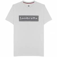 Lambretta Two Tone Box Heren T-shirt SS0164-WHT