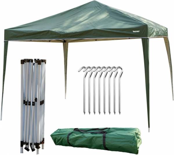 MUWO &quot;Pavilio&quot; outdoor gazebo 3x3 m UV protection 50+ green