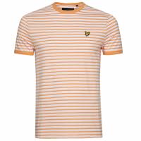 Lyle i Scott Stripe Ringer Mężczyźni T-shirt TS1222VI-W389