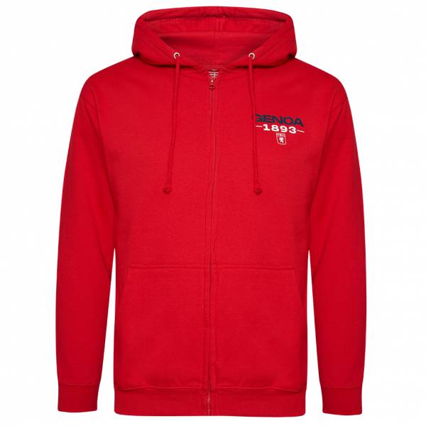 Image of CFC Genua CASTORE Zip intera Uomo Felpa con cappuccio INFGENMON7-22-RED064