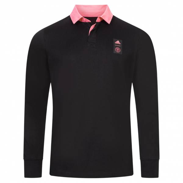 Inter Miami adidas Heren Poloshirt met lange mouwen HU0434