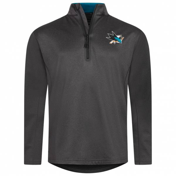 Image of San Jose Sharks NHL Fanatics Uomo 1/4-Zip Felpa NL63999B2GEHJ5064