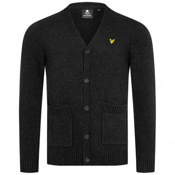 Lyle &amp; Scott Blend Cardigan Mężczyźni Rozpinany sweter z dzianiny od wełna KN1458V-W155