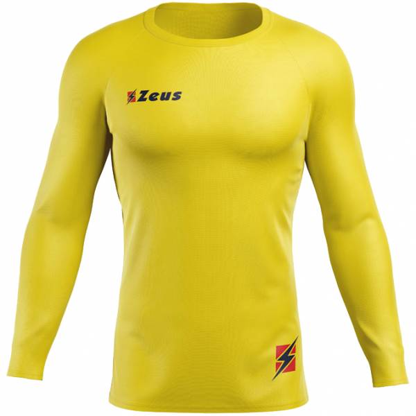 Zeus Fisiko Baselayer Top Long-sleeved Compression Shirt yellow ...