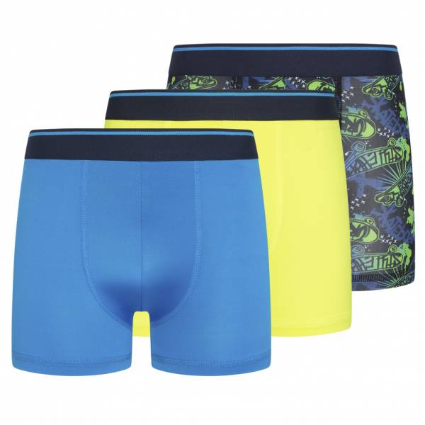 Parker &amp; Fox Performance Kids Boxer Shorts Pack of 3 PRXFA24B151642-463