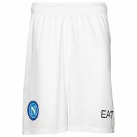 SSC Napoli EA7 EMPORIO ARMANI Hombre Visitante Corto EASSCN23G13-WHITE