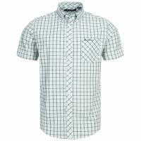 BEN SHERMAN Casual Mężczyźni Koszula z krótkim rękawem 0075985NIEBO