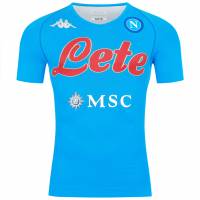 SSC Napoli Kappa Hombre Funcional Camiseta de entrenamiento 31125EW-AZURE