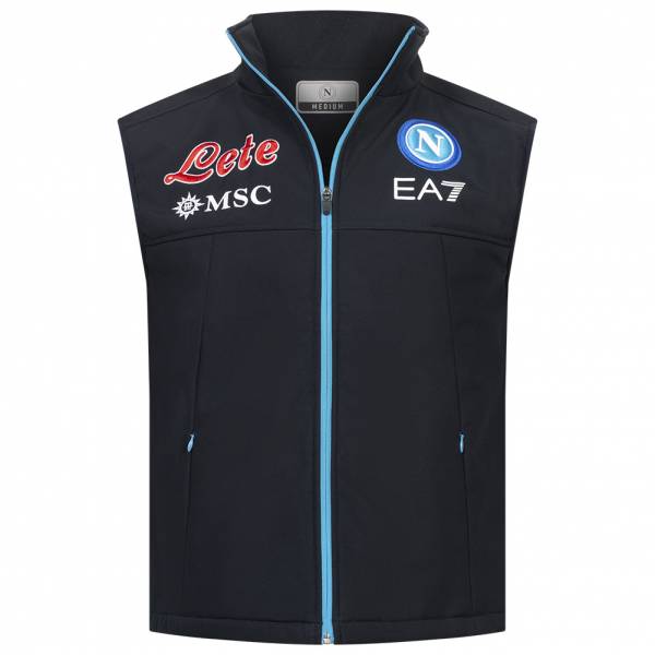 SSC Neapel EA7 Emporio Armani Heren Vest EASSCN23R11-BLAUW