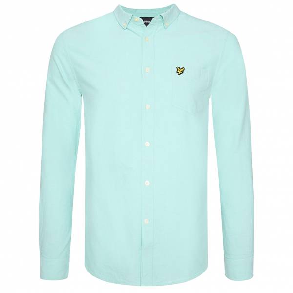 Lyle i Scott Light Weight Oxford Mężczyźni Koszula z długim rękawem LW1302VTR-W391