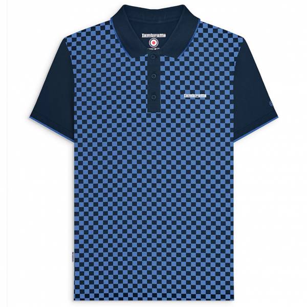 Lambretta Two Tone Mężczyźni Koszulka polo SS1224-NAVY