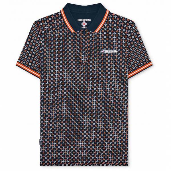 Image of Lambretta Geometric Uomo Polo SS7164-N/BO/WHT064