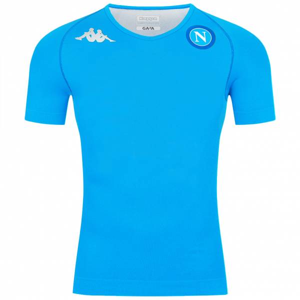 SSC Napoli Kappa Uomo Funzionale Maglia per l&#039;allenamento 31128UW-AZURE