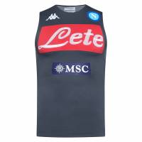 SSC Napoli Kappa Hombre Funcional Camiseta de entrenamiento 3112P3W-GRIGIO