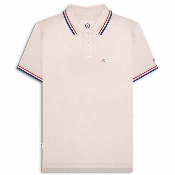 Lambretta Twin getipt Heren Poloshirt SS1608-SIL