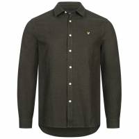 Lyle y Scott Multi Yarn Brushed Hombre Camisa de manga larga LW1402V-W317